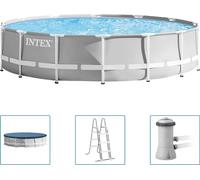 Conjunto de piscina inflable INTEX Prism Frame, modelo premium, de 427 x 107 cm