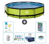 Conjunto de piscina para exteriores - 360x76 cm - 5 piezas - Modelo S228