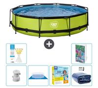 Conjunto de piscina para exteriores - 360x76 cm - 5 piezas - Modelo S245