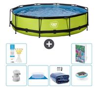 Conjunto de piscina para exteriores - 360x76 cm - 5 piezas - Modelo S272