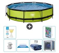 Conjunto de piscina para exteriores - 360x76 cm - 5 piezas - Modelo S278