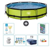 Conjunto de piscina para exteriores - 360x76 cm - 5 piezas - Modelo S282