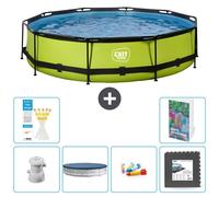 Conjunto de piscina para exteriores - 360x76 cm - 5 piezas - Modelo S317