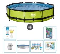 Conjunto de piscina para exteriores - 360x76 cm - 5 piezas - Modelo S335