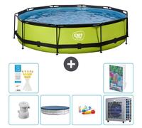 Conjunto de piscina para exteriores - 360x76 cm - 5 piezas - Modelo S338