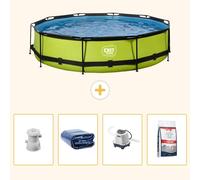 Conjunto de piscina para exteriores - 360x76 cm - 5 piezas - Modelo SCB56