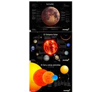 Conjunto de pósteres del espacio levenhuk