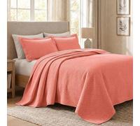 Conjunto de sábanas de alta calidad para cama tamaño Queen, diseño jacquard con motivos de diamantes, suave, transpirable, apto para todas las estaciones, incluye fundas de almohada a juego, juego de 