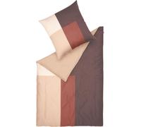 Conjunto de sábanas de satén Schöner Wohnen. Color: burdeos. Tamaño: 155x220 + 80x80