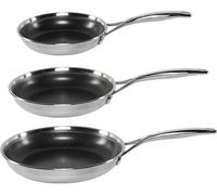 Conjunto de sartenes Zwilling Peak, 3 piezas, 20 + 24 + 28 cm, acero inoxidable 18/10