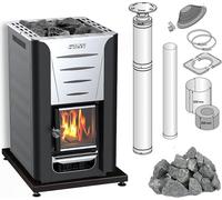 Conjunto de sauna Harvia 20 Pro para Alemania, que incluye: calentador, protector WL100, piedras y sistema de chimenea
