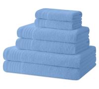 Conjunto de toallas: 2 toallas de ducha, 2 toallas de mano y 2 toallas para el bidé