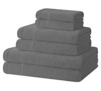 Conjunto de toallas: 2 toallas de ducha, 2 toallas de mano y 2 toallas para el bidé