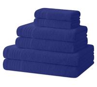 Conjunto de toallas: 2 toallas de ducha, 2 toallas de mano y 2 toallas para el bidé