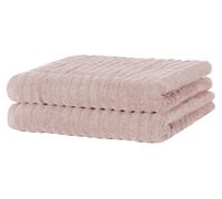 Conjunto de toallas Frottee Oslo, de 8 piezas, 590 g/m², color rosa