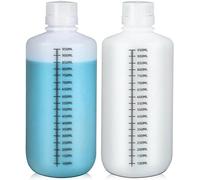 Conjunto de tubos de ensayo de laboratorio, 500 ml, 2 unidades, con boca ancha, para mediciones precisas