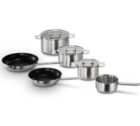 Conjunto de utensilios de cocina Bosch HEZ9SE060, 6 piezas, acero inoxidable, con revestimiento antiadherente