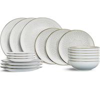 Conjunto de vajilla Cosy & Trendy Murano: 18 piezas / 6 personas - Incluye 6 platos principales, 6 platos para el desayuno y 6 platos hondos para sopa