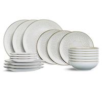 Conjunto de vajilla Cosy & Trendy Murano: 18 piezas / 6 personas - Incluye 6 platos principales, 6 platos para el desayuno y 6 platos hondos para sopa