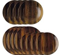 Conjunto de vajilla Sambonet, 12 piezas. Arthur Krupp, línea Wood Essence, modelo 67375-A2, código de barras 8014808420375