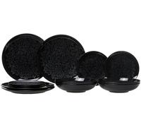 Conjunto de vajilla Sambonet, 12 piezas, modelo Arthur Krupp Eclipse Night, referencia 67376AA2, código de barras 8014808420481