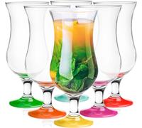 Conjunto de vasos de cóctel Glasmark Krosno: vasos para cócteles, vasos altos para bebidas largas, vasos para ginebra, vasos para cerveza, vasos para cócteles, vasos para beber, vasos para batidos y p