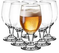 Conjunto de vasos de vidrio Glasmark Krosno para cerveza, capacidad de 0,36 litros. Incluye vasos tipo "pilsner", vasos tipo "copa" y vasos para cerveza artesanal. También aptos para cócteles. Aptos p