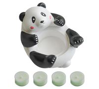 Conjunto de velas decorativas con velas votivas y soporte