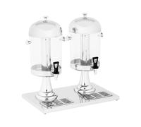 Conjunto dispensador de bebidas frías - 2 unidades x 7 litros - Acero inoxidable | Royal Catering