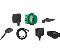 Conjunto ducha con efecto lluvia Hansgrohe Raindance 26238670, grifo de bañera y ducha Hansgrohe Talis E 71745670, 26520670, 28387670, 01800180, 26455670, 28276670