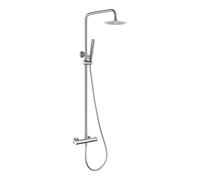 Conjunto ducha termostático Monza níquel cepillado Imex