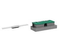 Conjunto elemento externo del desagüe Hansgrohe RainDrain Flex 56043700, kit de montaje Hansgrohe uBox Universal 1000180