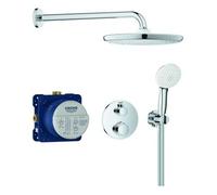 Conjunto Empotrado Con Ducha Mural Grohe Grohtherm Tempesta 250 Chrome, 34872000
