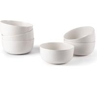 Conjunto Excelsa de 6 cuencos Nordic, cerámica, 14,5 cm, color blanco