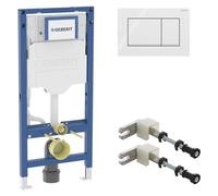 Conjunto Geberit Duofix para inodoro de pared, con placa de accionamiento Sigma 20