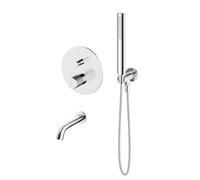 Conjunto grifo de bañera y ducha Oltens Hamnes 34106100, caño de grifo Oltens Molle 39100100, 37102100, 39304100, 37200100
