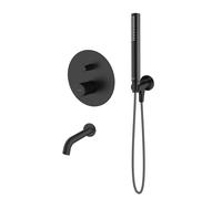 Conjunto grifo de bañera y ducha Oltens Hamnes 34106300, caño de grifo Oltens Molle 39100300, 39304300, 37102300, 37200300