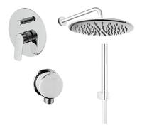 Conjunto grifo de bañera y ducha Oltens Vernal 34104100, ducha con efecto lluvia Oltens Sondera 37002100, 39400100, 37102100, 39302100, 37200100, 37400100