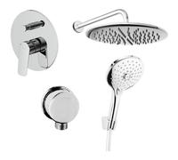 Conjunto grifo de bañera y ducha Oltens Vernal 34104100, ducha con efecto lluvia Oltens Sondera 37002100, 37100100, 39400100, 39302100, 37200100, 37401100