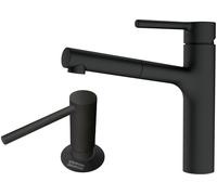 Conjunto grifo de cocina Franke Centro 115.0621.592, dispensador de líquidos Franke Comfort 112.0753.277