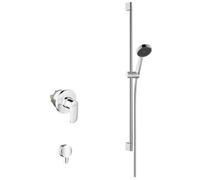 Conjunto grifo para ducha Hansgrohe Vernis Blend 71663000, conjunto de ducha Hansgrohe Activera Select S 28046000, 26453000