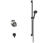 Conjunto grifo para ducha Hansgrohe Vernis Blend 71663670, conjunto de ducha Hansgrohe Activera Select S 28046670, 26453670