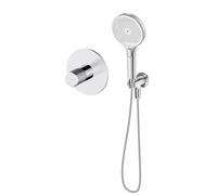 Conjunto grifo para ducha Oltens Hamnes 33105100, alcachofa de ducha Oltens Luva EasyClick 37109100, 39304100, 37200100
