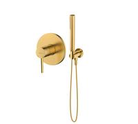Conjunto grifo para ducha Oltens Molle 33100810, conector angular con soporte Oltens Hvita 39304810, 37102810, 37200800