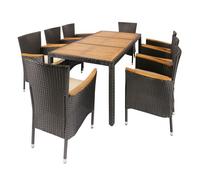 Conjunto jardín cartaya con mesa y 8 sillones - conforama