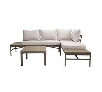 Conjunto jardín oslo con sofá esquinero - conforama