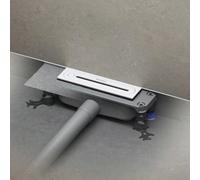 Conjunto Kaldewei FLOWPOINT para desagüe puntual, modelo 2410, con sistema FLOWDRAIN 4203, horizontal, estándar