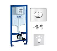 Conjunto marco empotrado Grohe Rapid SL 38539001, botón de descarga Grohe Skate 38506000