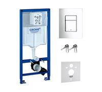 Conjunto marco empotrado Grohe Rapid SL 38539001, botón de descarga Grohe Skate 38732000