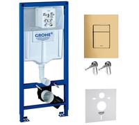 Conjunto marco empotrado Grohe Rapid SL 38539001, botón de descarga Grohe Skate 38732GL0